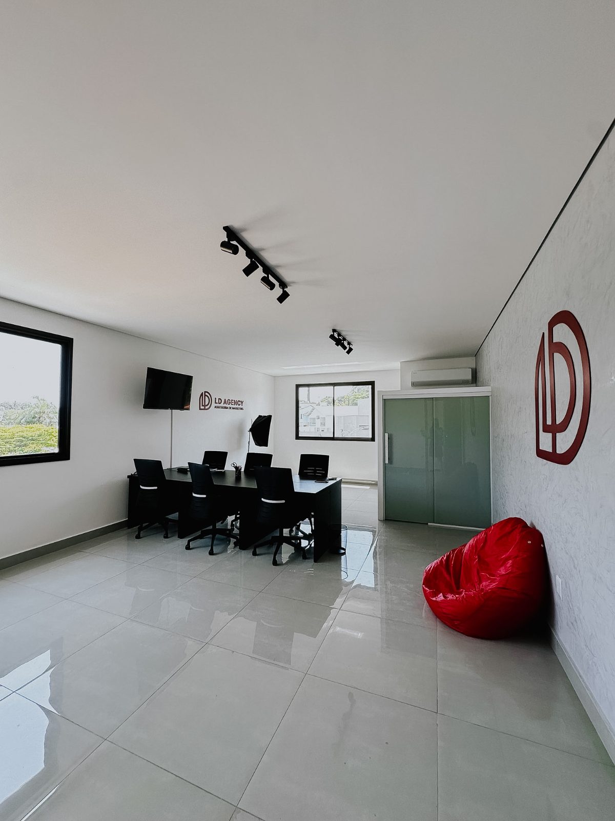Sala do escritório da LD Agency em BH